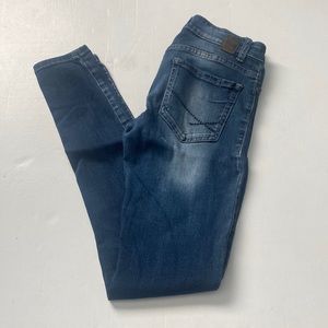 BKE Stella Skinny Dark Wash Ripped Jeans Size 25